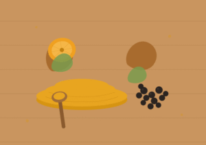 food combination of turmeric and black pepper