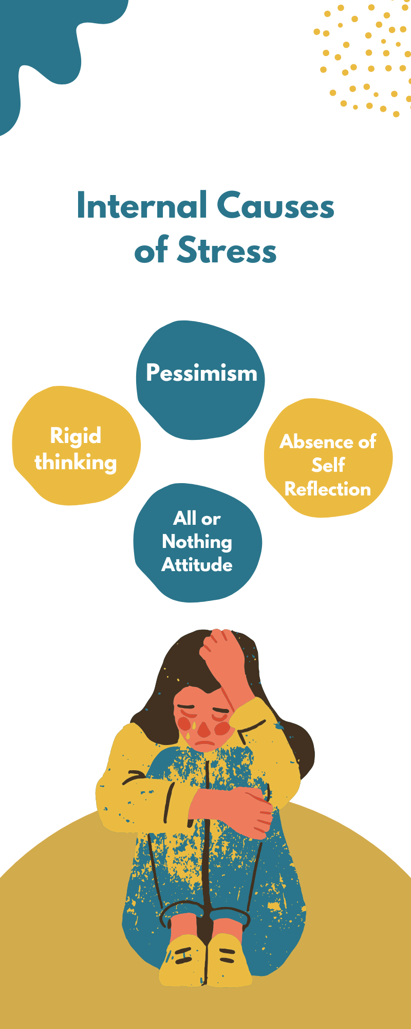 Causes of stress 
internal causes of stress 